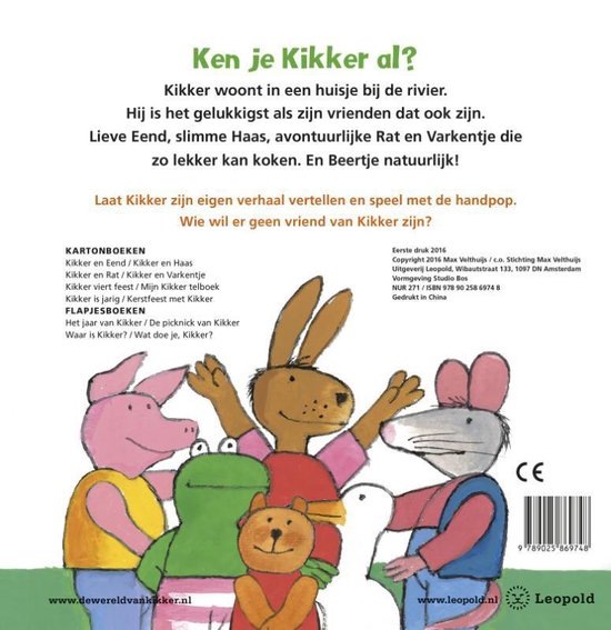 Ijver Reparatie mogelijk alleen Ik ben Kikker!, Max Velthuijs | 9789025869748 | Boeken | bol.com