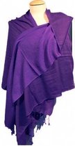 Chakra sjaal violet - 70x200 - Viscose - Violet - M