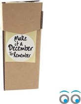 Kerst etiketten (doosje van 500 stuks) December to remember