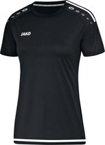 Jako Striker 2.0 SS  Sportshirt - Maat 40  - Vrouwen - zwart/wit