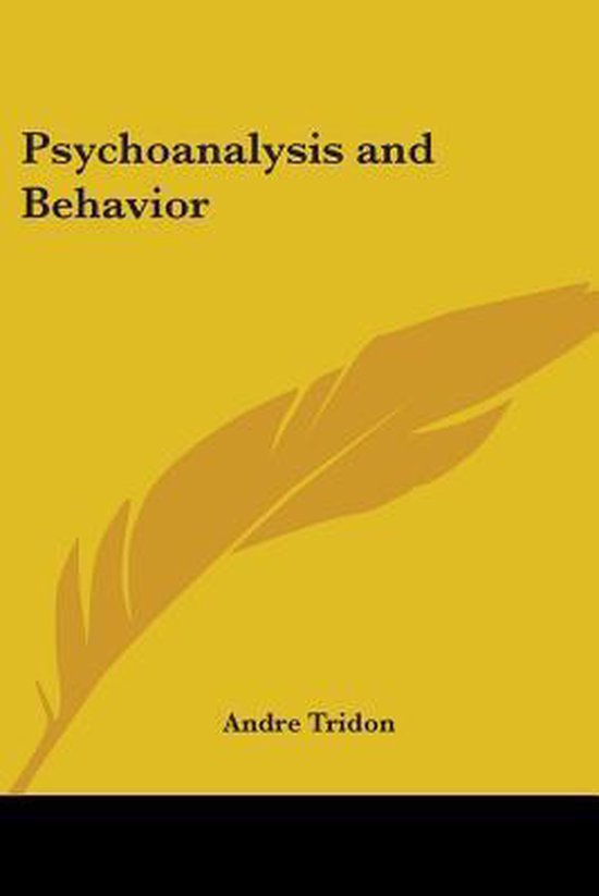 Psychoanalysis And Behavior - cover