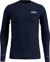 Odlo Bl Top Crew Neck L/S Active Warm Originals Heren Thermoshirt - Diving Navy - Maat S