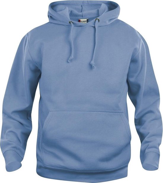 Sweat à capuche Clique Basic Bleu clair taille M