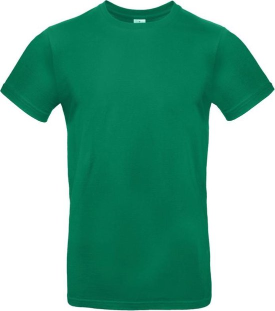 B&C Basic T-shirt E190 - Kelly Green - Maat XL