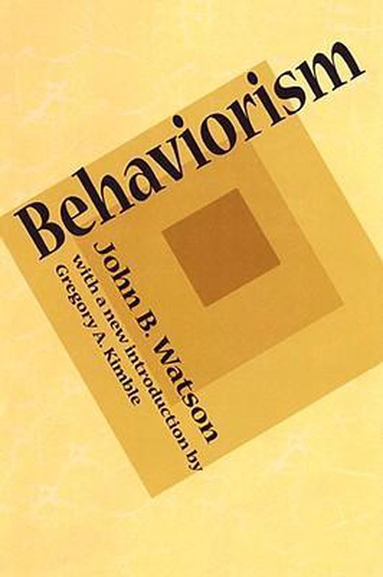 Behaviorism - cover