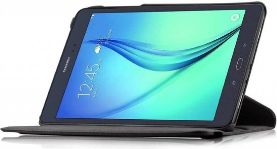 Samsung Galaxy A 9,7 inch SM-T550 Tablet met 360? draaistand cover hoesje - Zwart bol.com