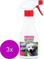 Beaphar Snel Schoon Hond - Hondenvachtverzorging - 3 x 250 ml