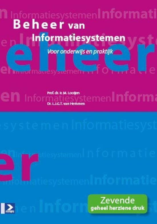 Cover van het boek 'Beheer van informatiesystemen / druk 7' van Maarten Looijen