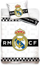 REAL MADRID Checkers 140x200cm Wit