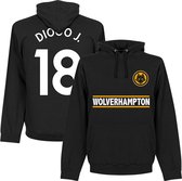 Wolverhampton Wanderers Diogo J. 18 Team Hoodie - Zwart - L