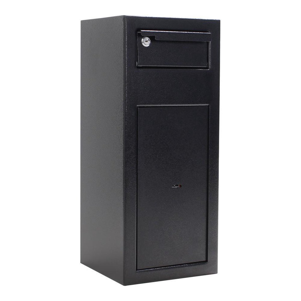 Rottner Afstortkluis Cashmatic 1-Kluis met sleutelslot- Zwart - 60x25x26cm