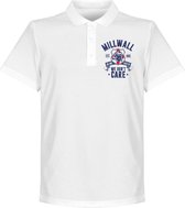 Millwall We Don't Care Polo Shirt - Wit - 5XL