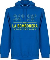 Boca Juniors La Bombonera Coördinaten Hoodie - Blauw - XL