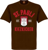 St. Pauli Established T-Shirt - Bruin - S