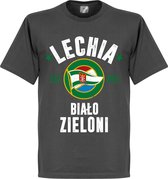 Lechia Gdansk Established T-Shirt - Donker Grijs - XL
