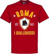 AS Roma Established T-Shirt - Rood  - XL