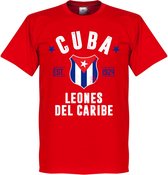 Cuba Established T-Shirt - Rood - S