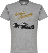 Mario Andretti T-Shirt - Grijs - L