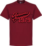Awesome Since 1979 T-Shirt - Rood - S