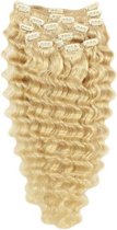 Remy Human Hair extensions wavy 22 - blond 613#