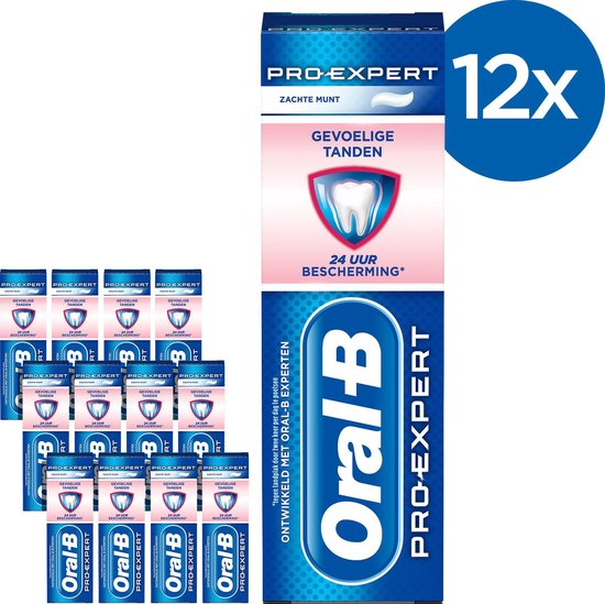 12x Oral-B Tandpasta Pro-Expert Gevoelige Tanden 75 ml | bol.com