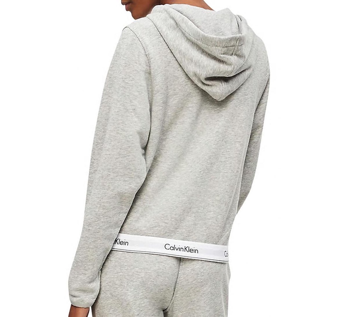Calvin Klein Vest met rits en logo Dames - Grijs - Maat L | bol.com