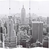 Kamerscherm 200x170cm New York (Incl Anti Kras Vilt) - Ruimteverdeler - Kamerverdeler - Kamer scherm