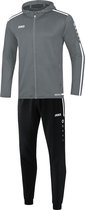 Jako - Hooded Tracksuit Striker 2.0 Junior - Trainingspak polyester met kap Striker 2.0 - 128 - Grijs