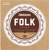 D'Addario K-Git.snaren Folk Classic EJ33 80/20 Bronze, Ball End - Klassieke gitaarsnaren