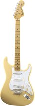 Fender AS Yngwie Malmsteen Strat MN Vintage wit, incl. case - ST-Style elektrische gitaar
