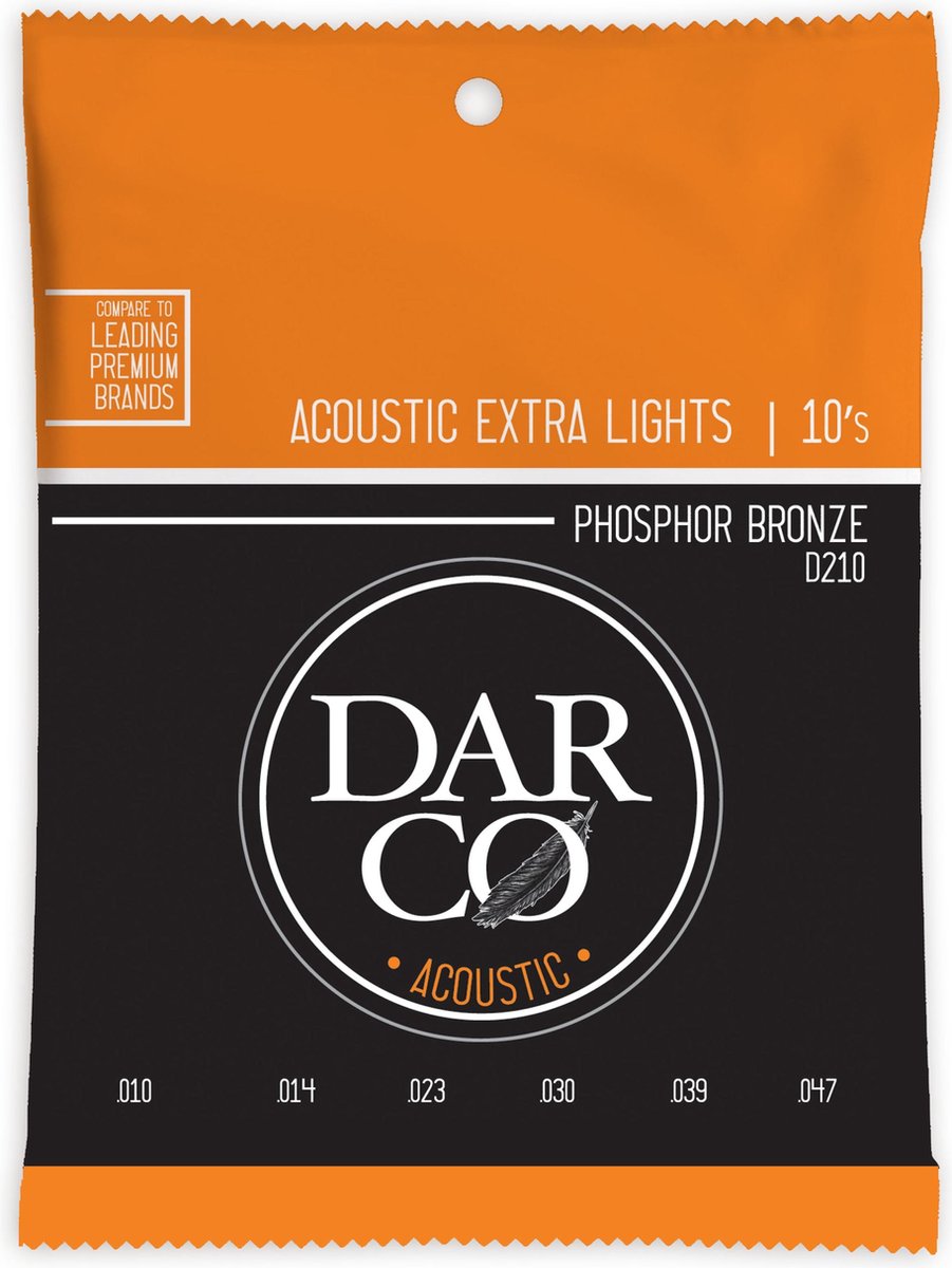 Darco D210 Acoustic snaren set 10-47