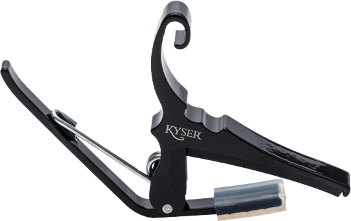 Kyser Quick-Change Acoustic Black capo voor westerngitaar