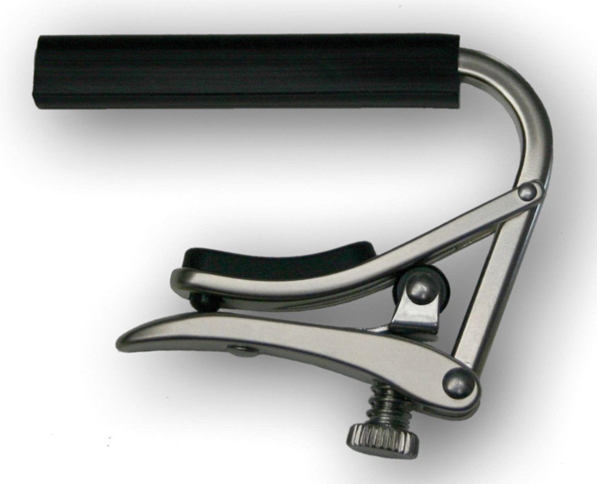 Shubb C2N Brushed Nickel Standard capo voor klassieke gitaar