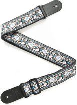 Gitaarbanden - Fame Weave Series Jacquard Pattern 5 Silver/Blue