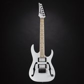 Elektrische gitaar Ibanez Mikro P. Gilbert PGMM11-WH White