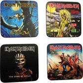 Iron Maiden Onderzetter IRON MAIDEN (COASTERS - PACK OF 4) Multicolours