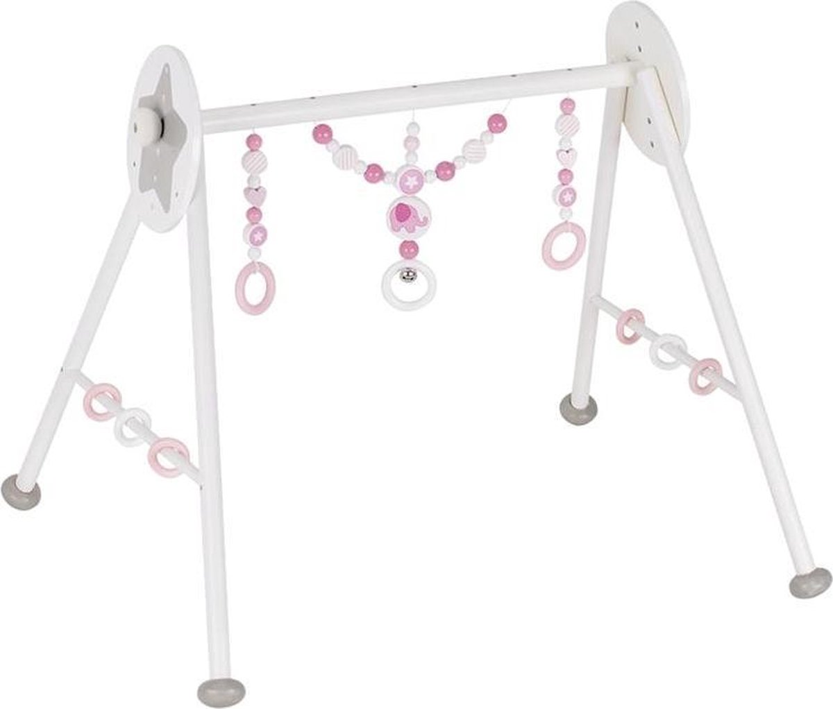 Afbeelding van product Heimess Baby-gym Olifant 63 X 55 X 53 Cm Wit/roze