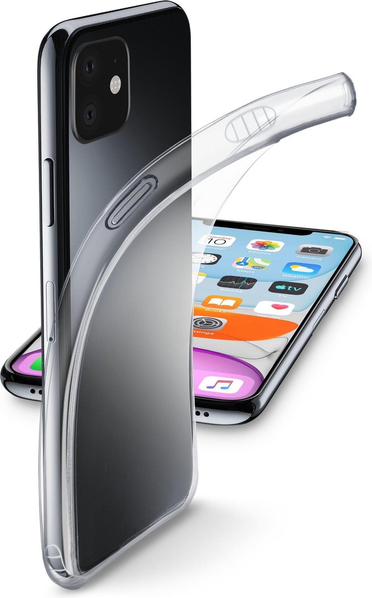 Cellularline - iPhone 11, hoesje fine, transparant