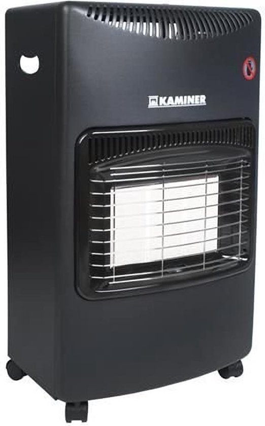 Kaminer - Gaskachel - Gashaard - Gas verwarming - 4200 W - Zwart | bol.com