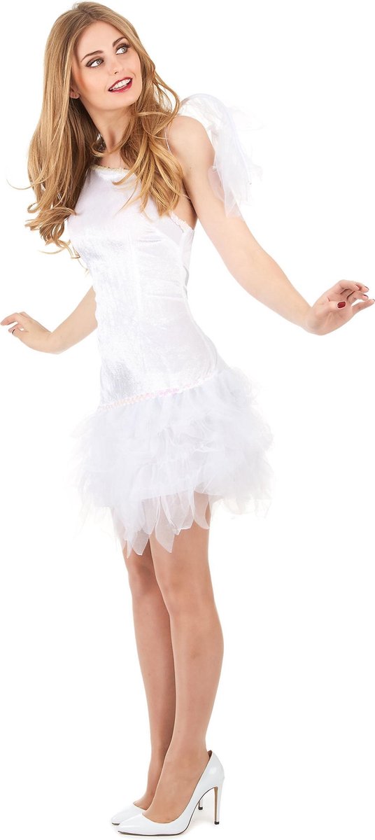 Sexy engel kostuum met tule stof voor vrouwen - Volwassenen kostuums |  bol.com