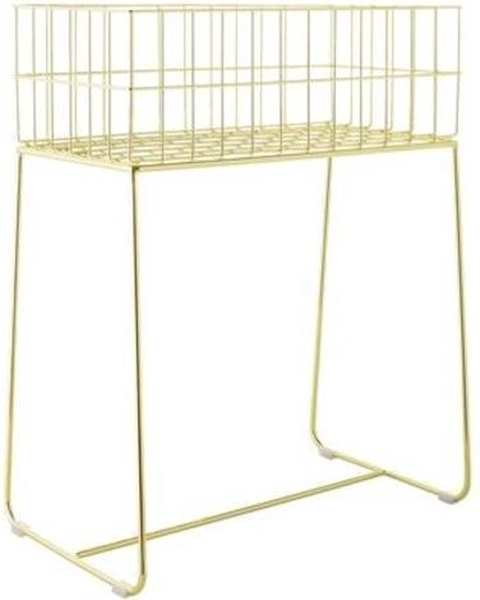 Trendy Mand Johanna Goud 75x50x29 cm Plantenstandaard