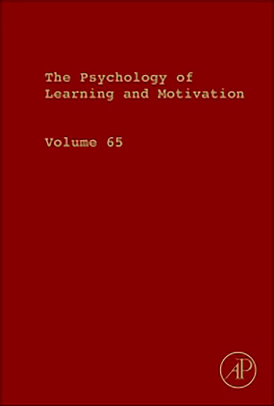 Psychology of Learning and Motivation 64 - Psychology of Lea ... - cover