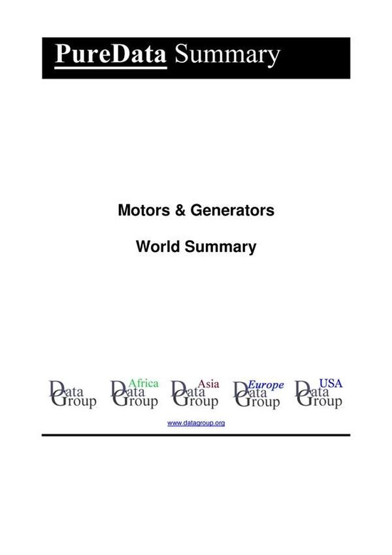 PureData World Summary 6480 - Motors & Generators World Summ ... - cover