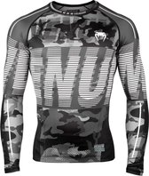 Venum Tactical Rashguard - Lange Mouwen - Camo - Grijs - XL