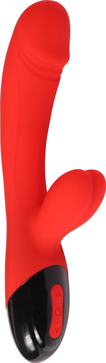 Sther Vibrator voor Vrouwen met Clitoris Stimulator In De Vorm Van Een Hartje– 2 Motoren, 3 Snelheden, 7 Standen – Waterproof