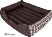 Hondenbed Dogs LIfestyle Bruine ruit 85 cm