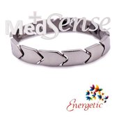 Energetic armband rvs schakel