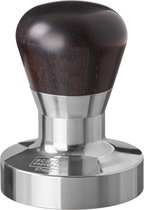scarlet espresso | Tamper "Passion" voor barista; met ergonomische PVC of kostbaar houten handvat naar keuze en precisie roestvrijstalen basis.