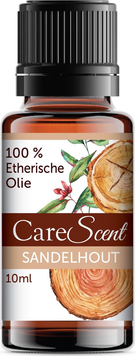 CareScent Sandelhout Etherische Olie - Aromatherapie - Essentiële Olie - Geur voor Aroma Diffusers - 10 ml
