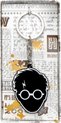Harry Potter Glasses sleutelhanger keychain - 10 cm - metaal